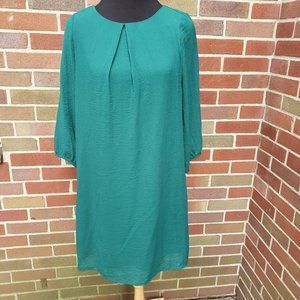 H&M Shift Box Dress Back Zipper Size 6